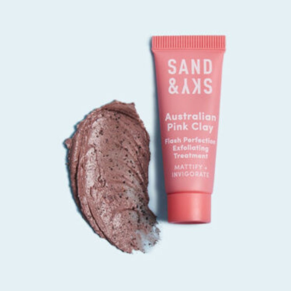 🌈4/$20 SAND & SKY Australian Pink Clay Flash Perfection Exfoliating Treatment